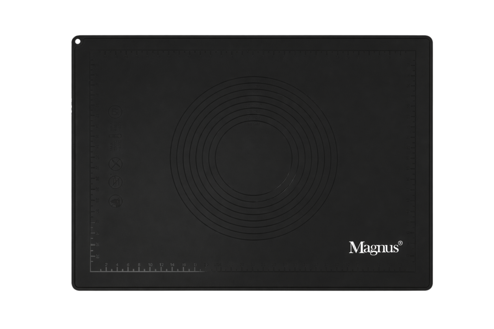 משטח סיליקון לאפייה בגוון שחור