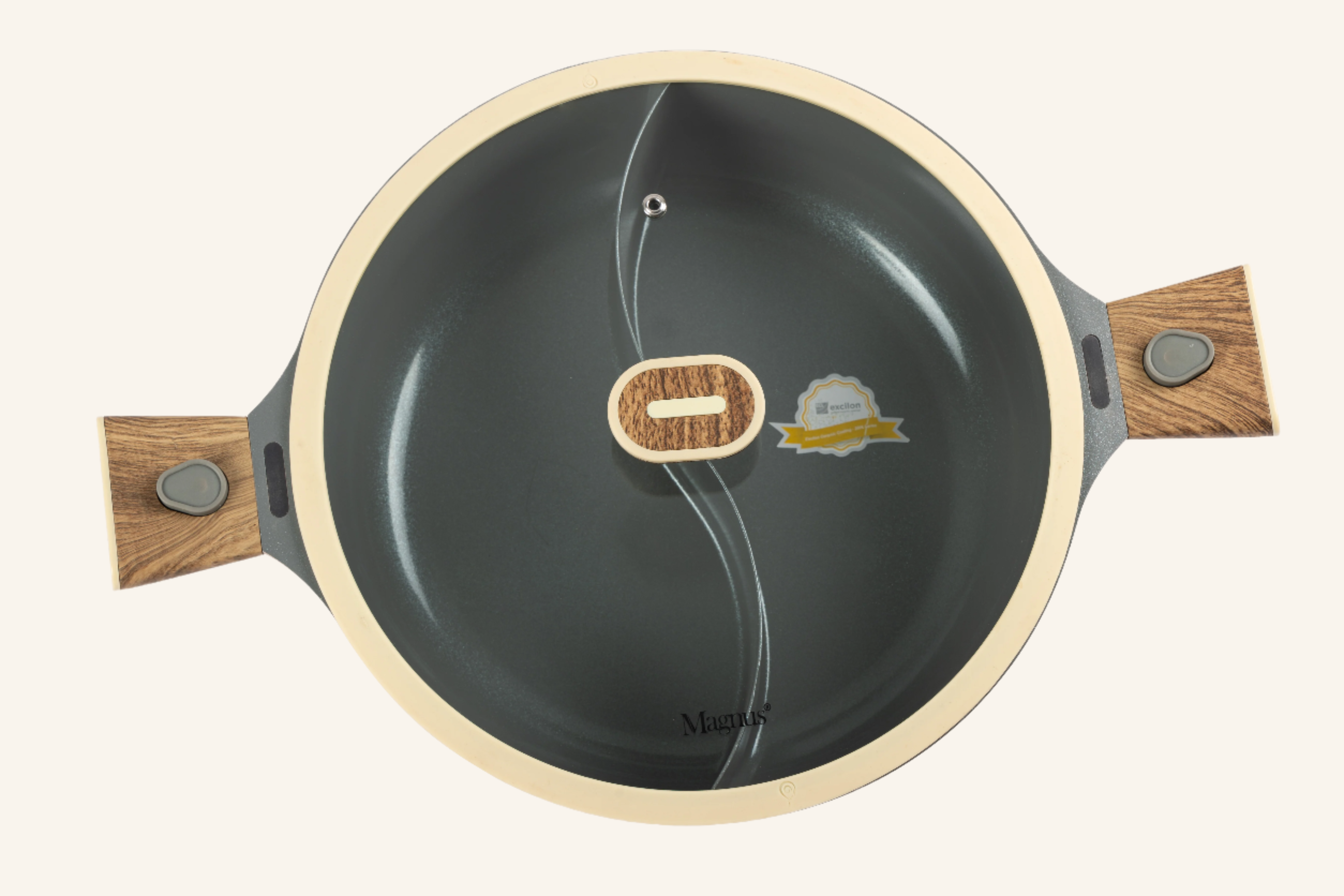 סיר מחולק דגם שמפניה ידיות נשלפות