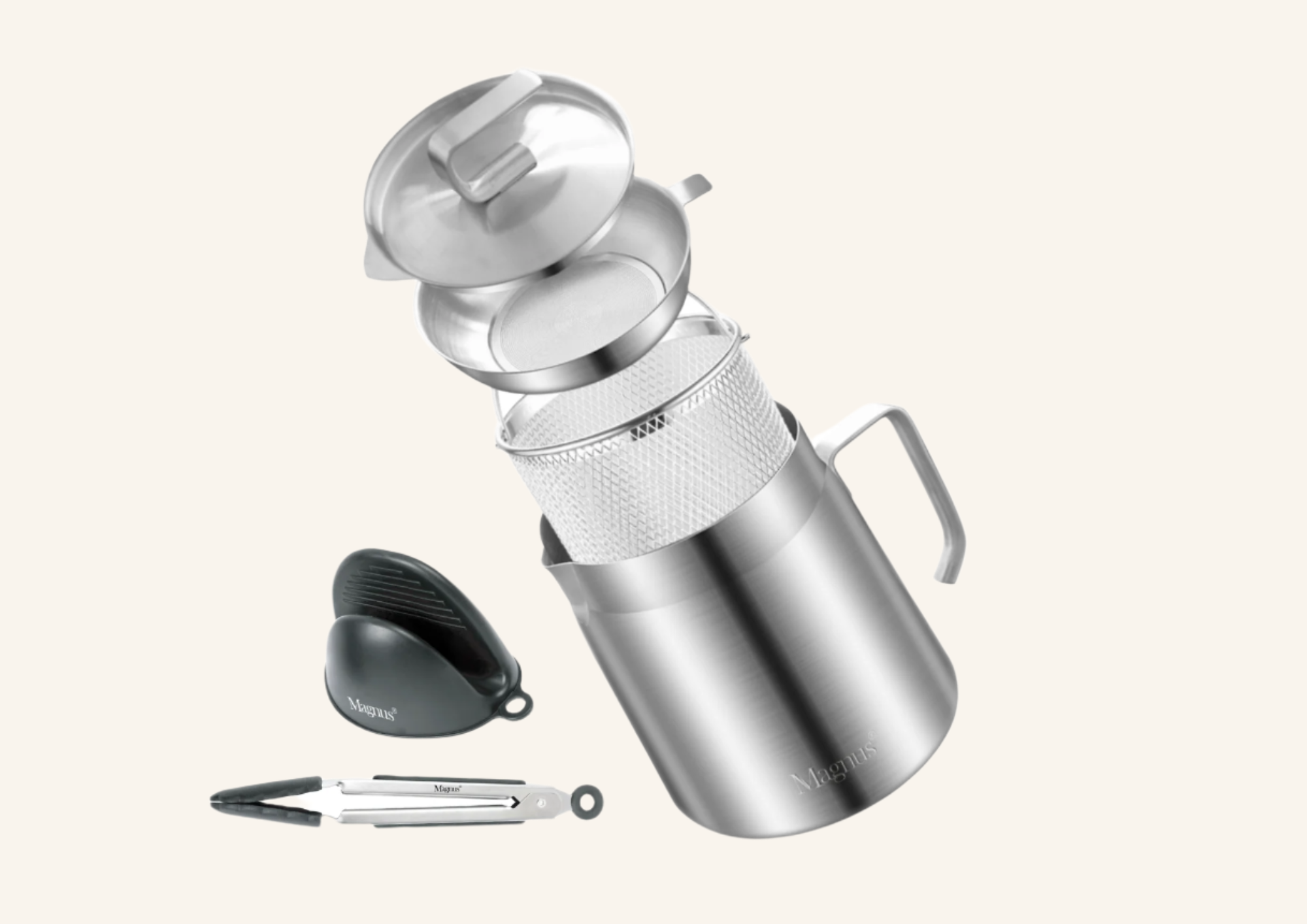 כד נירוסטה לטיגון ובישול