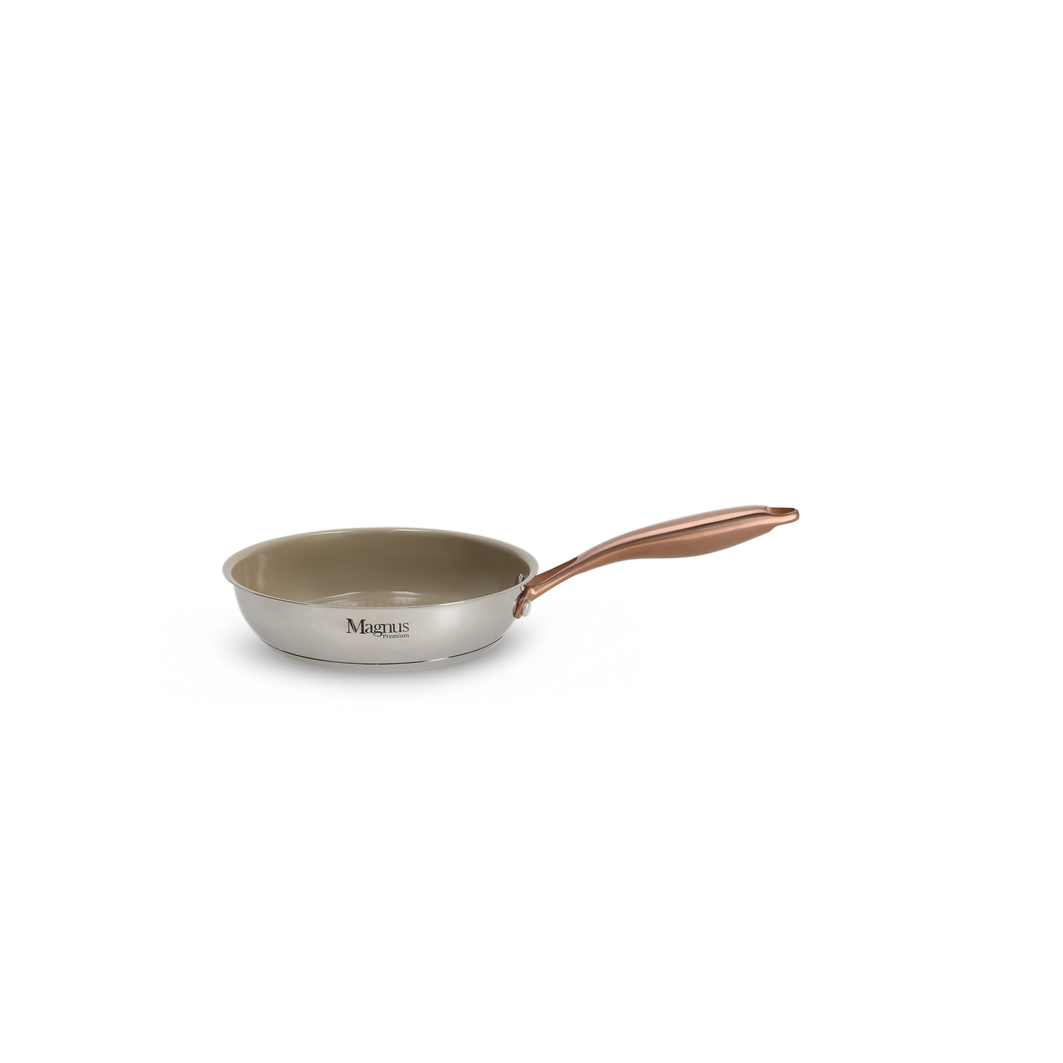 סט 3 מחבתות נירוסטה CERAMIC