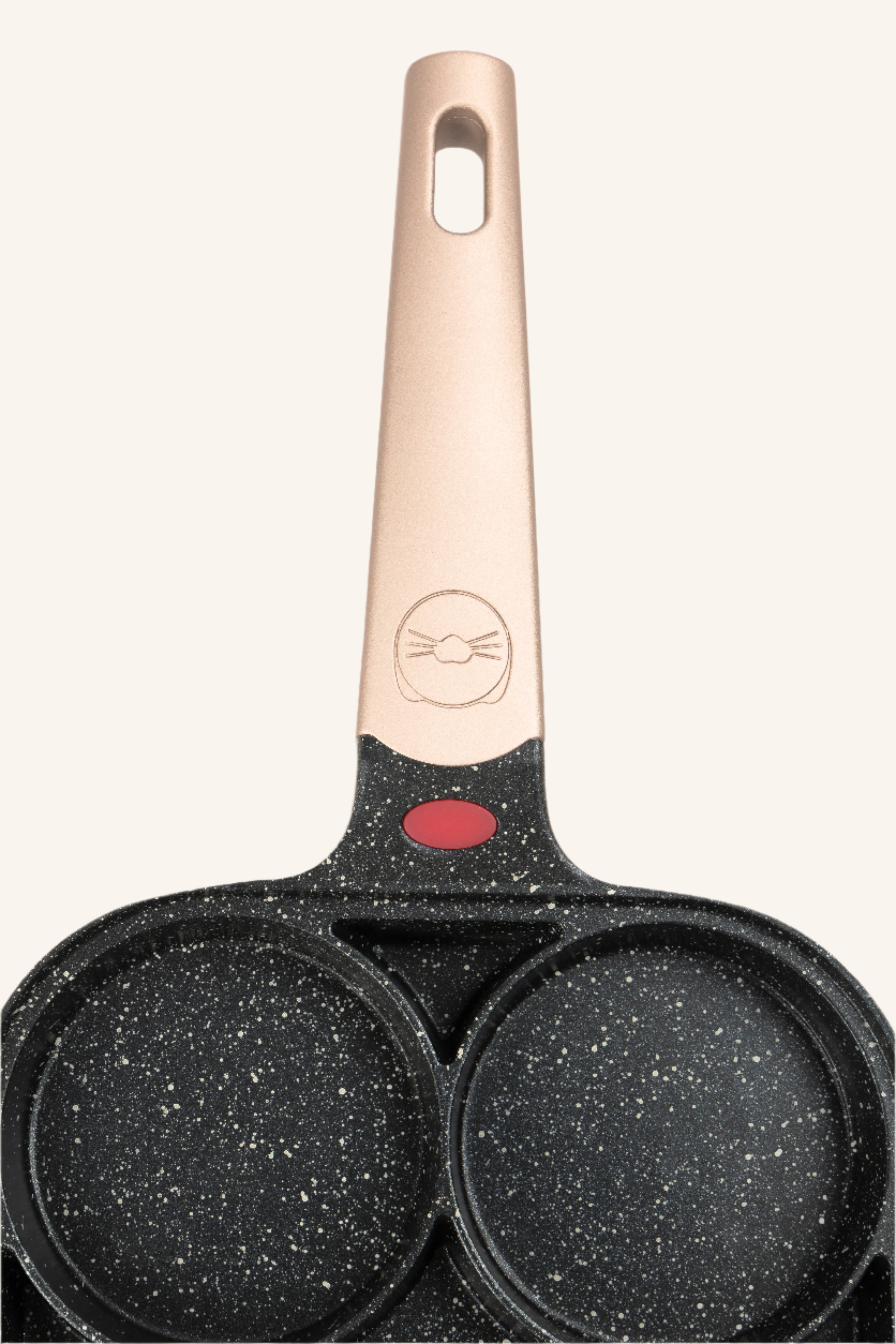 מחבת 4 שקעים 21 ס"מ עם מכסה