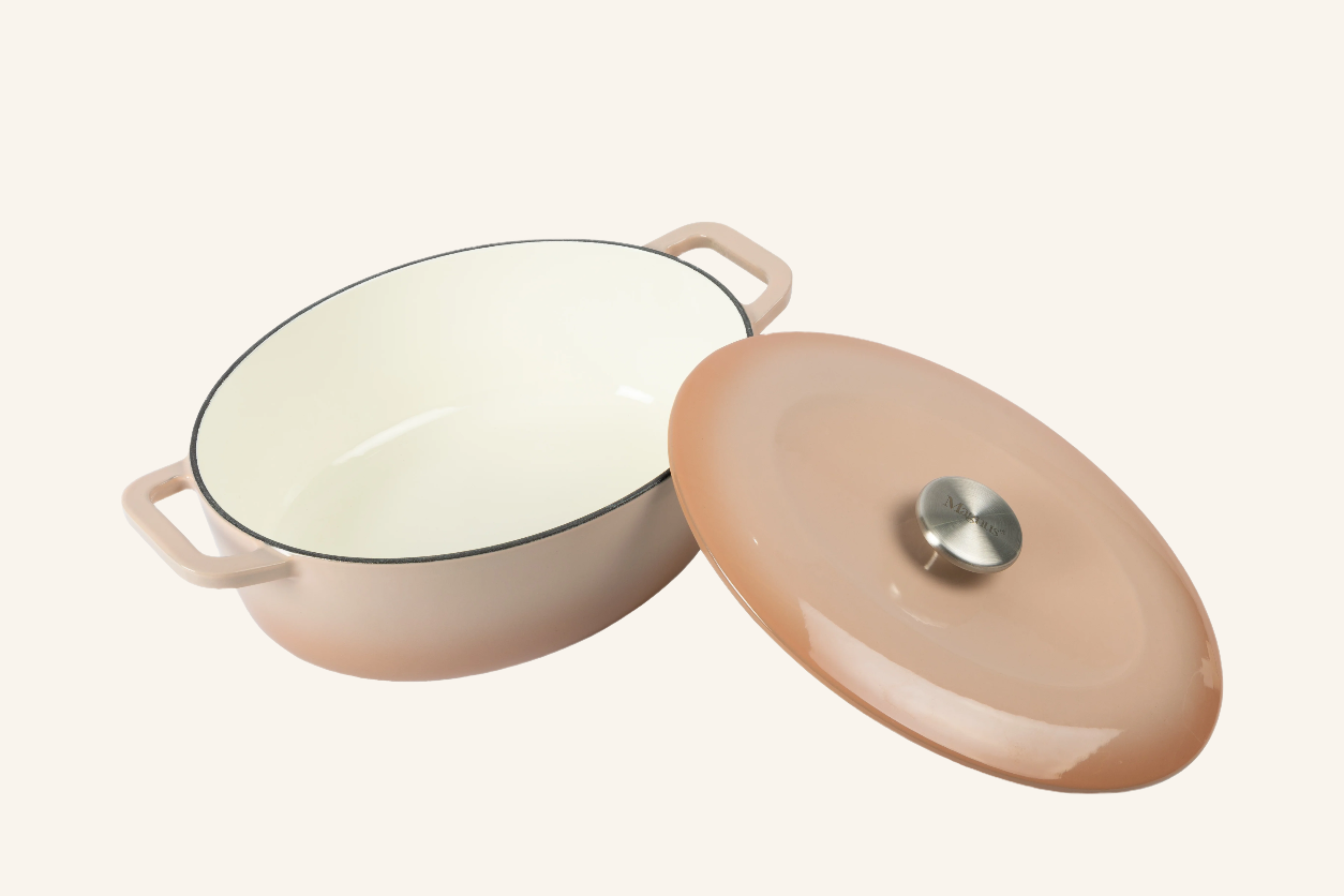 סיר יציקת ברזל אובלי ROSE