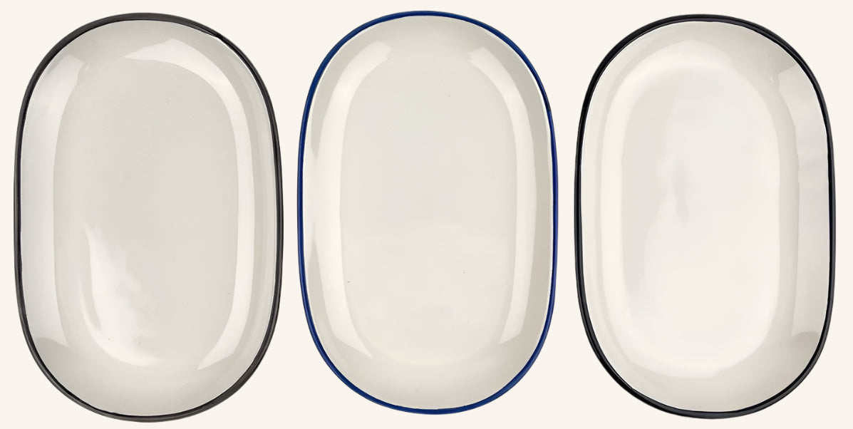 סט 3 צלחות דגם LINDOS