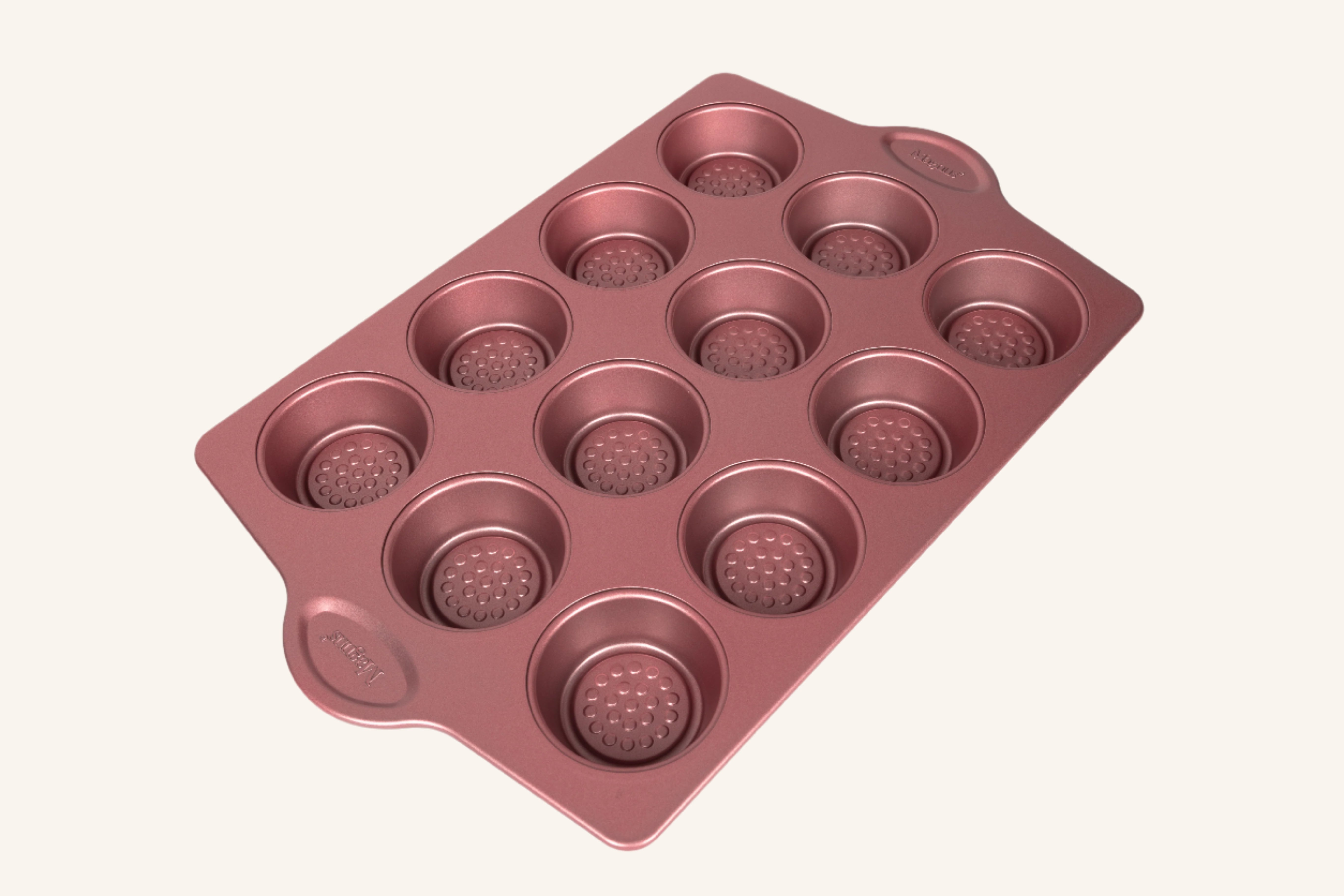 תבנית 12 שקעים דגם Bubbles Pink