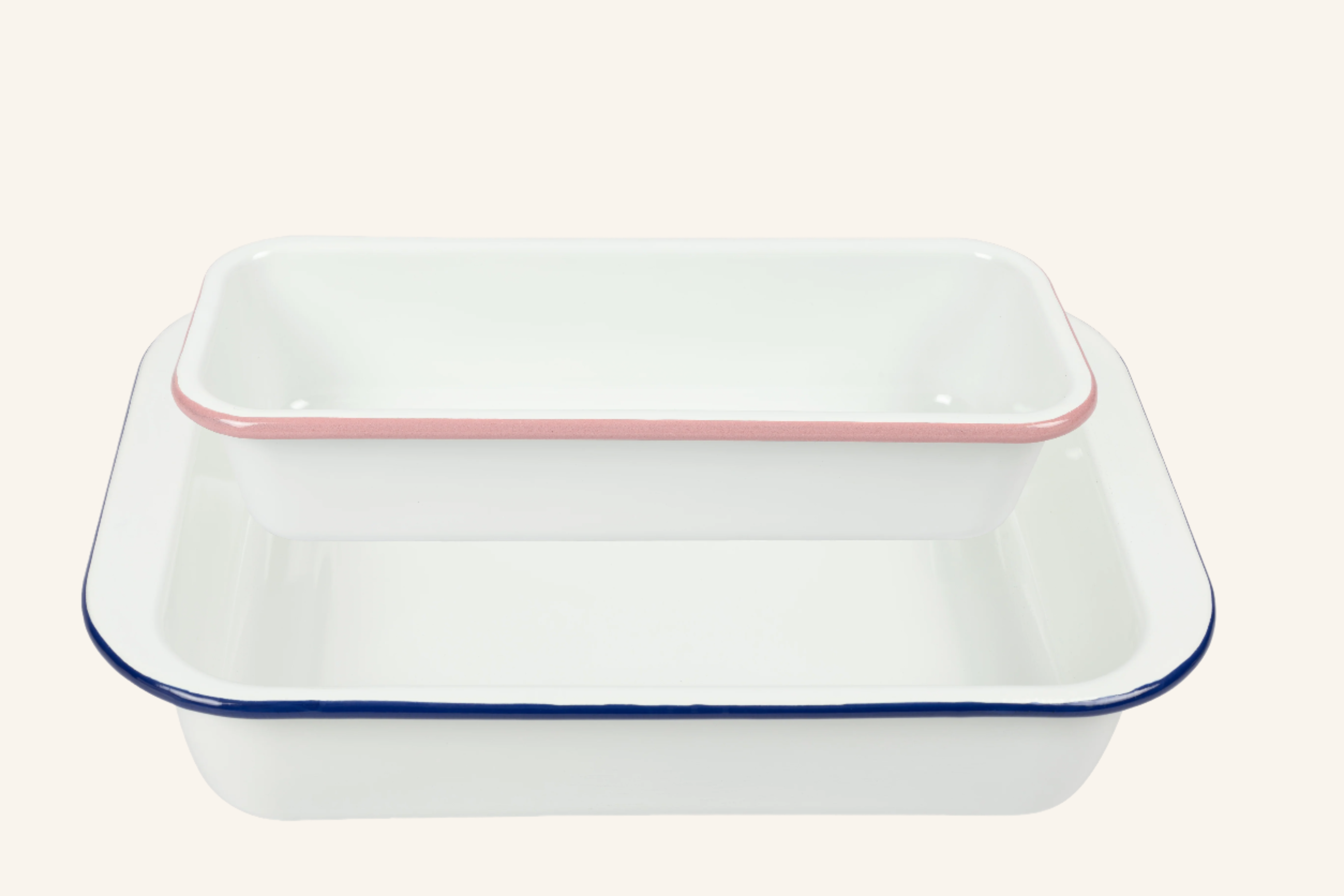 מארז 2 תבניות אמייל מלבניות 2