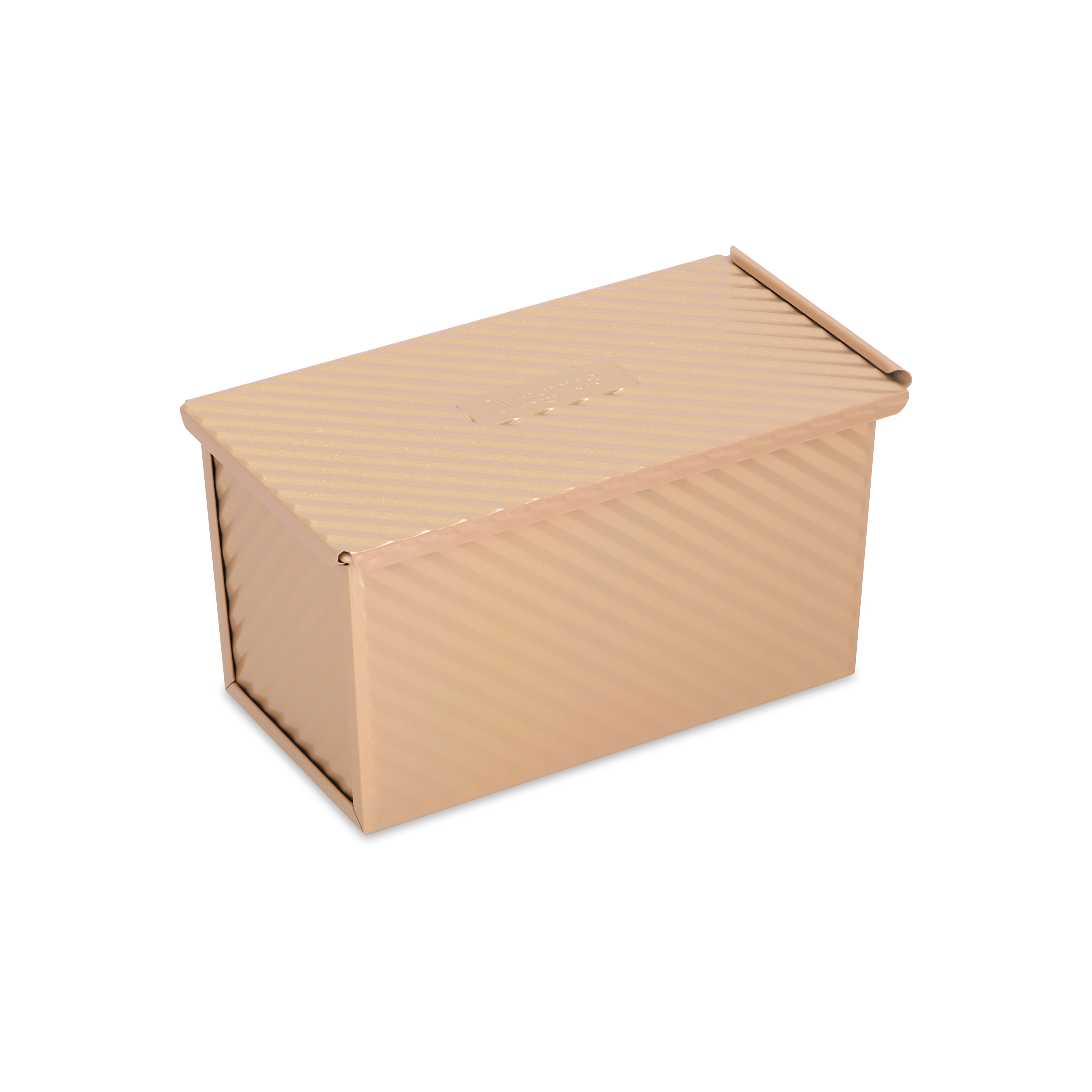 תבנית קסטן בגוון זהב עם מכסה