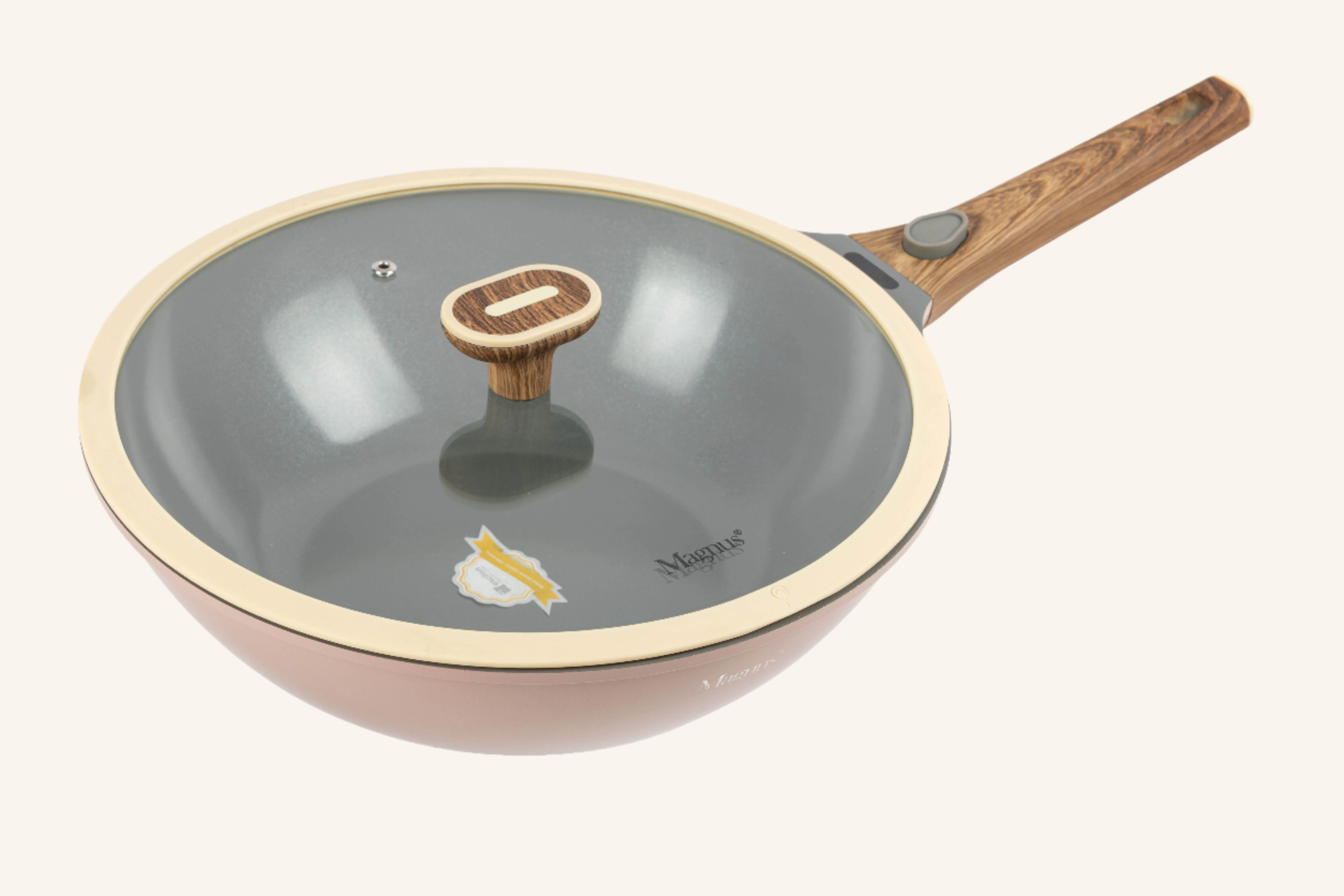 ווק 30 ס"מ דגם שמפניה ידיות נשלפות