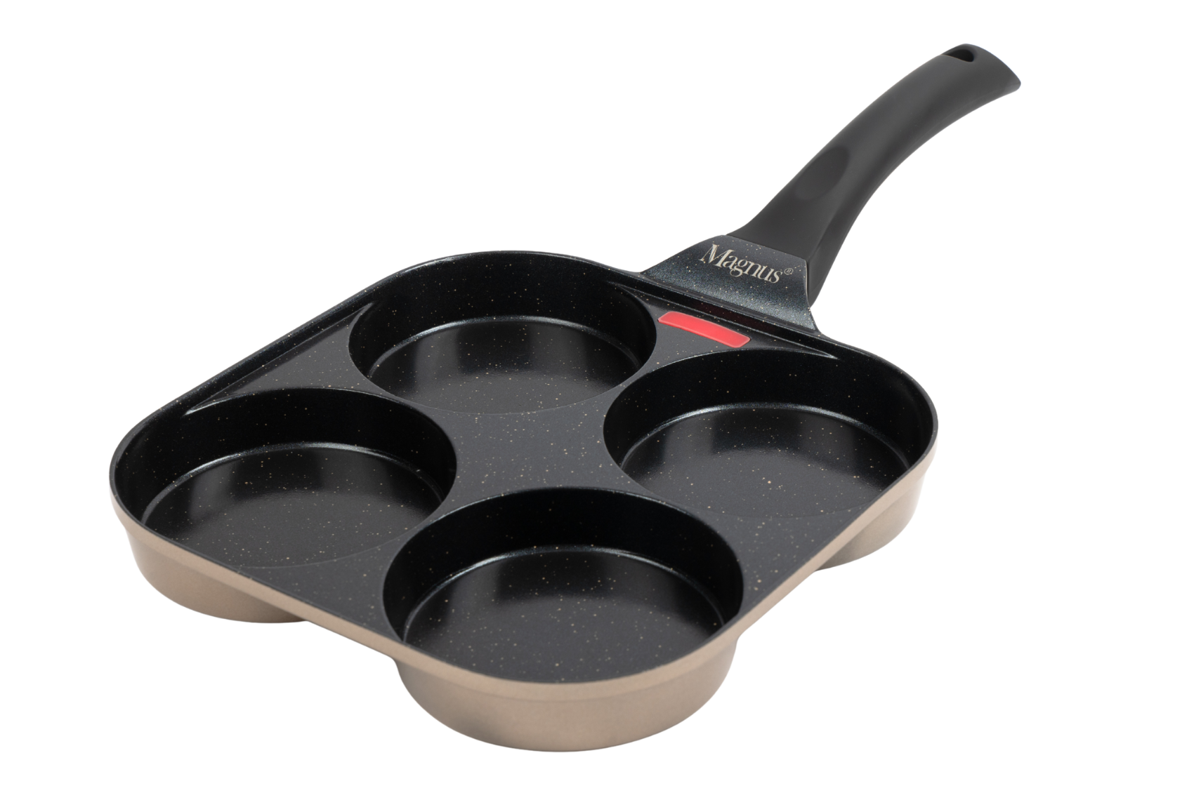 מחבת 4 שקעים 23 ס"מ עם מכסה ROSE