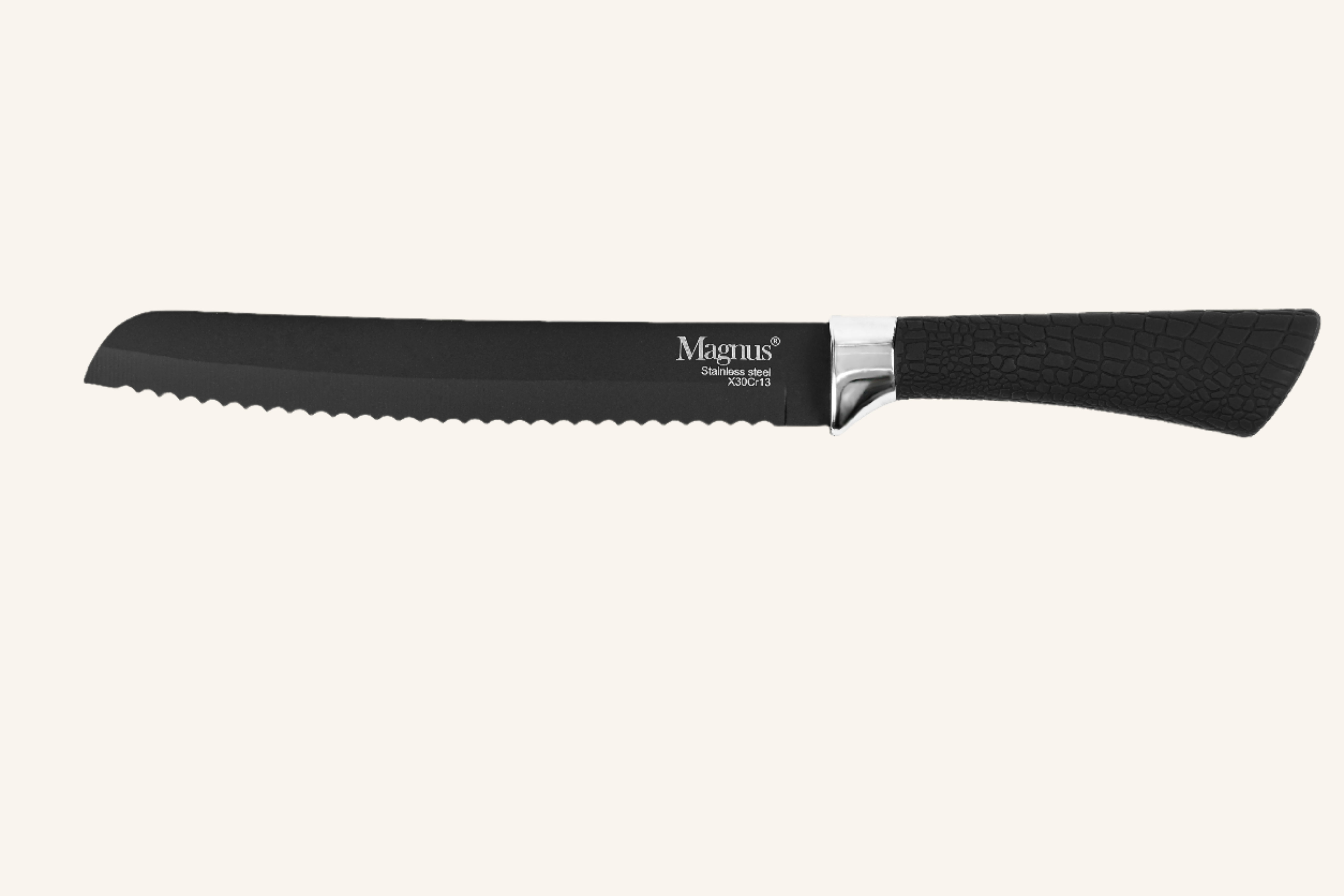 סט סכינים שחור וקרש חיתוך