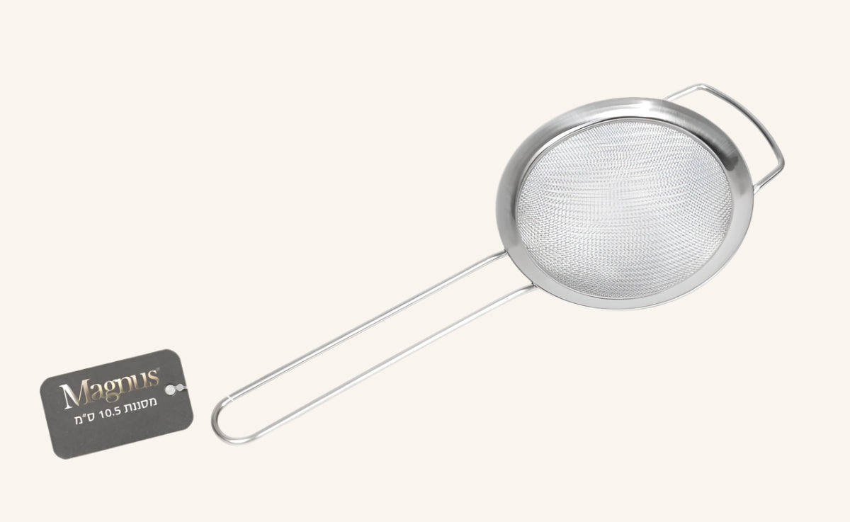 מסננת נירוסטה עם ידית 10.5 ס"מ