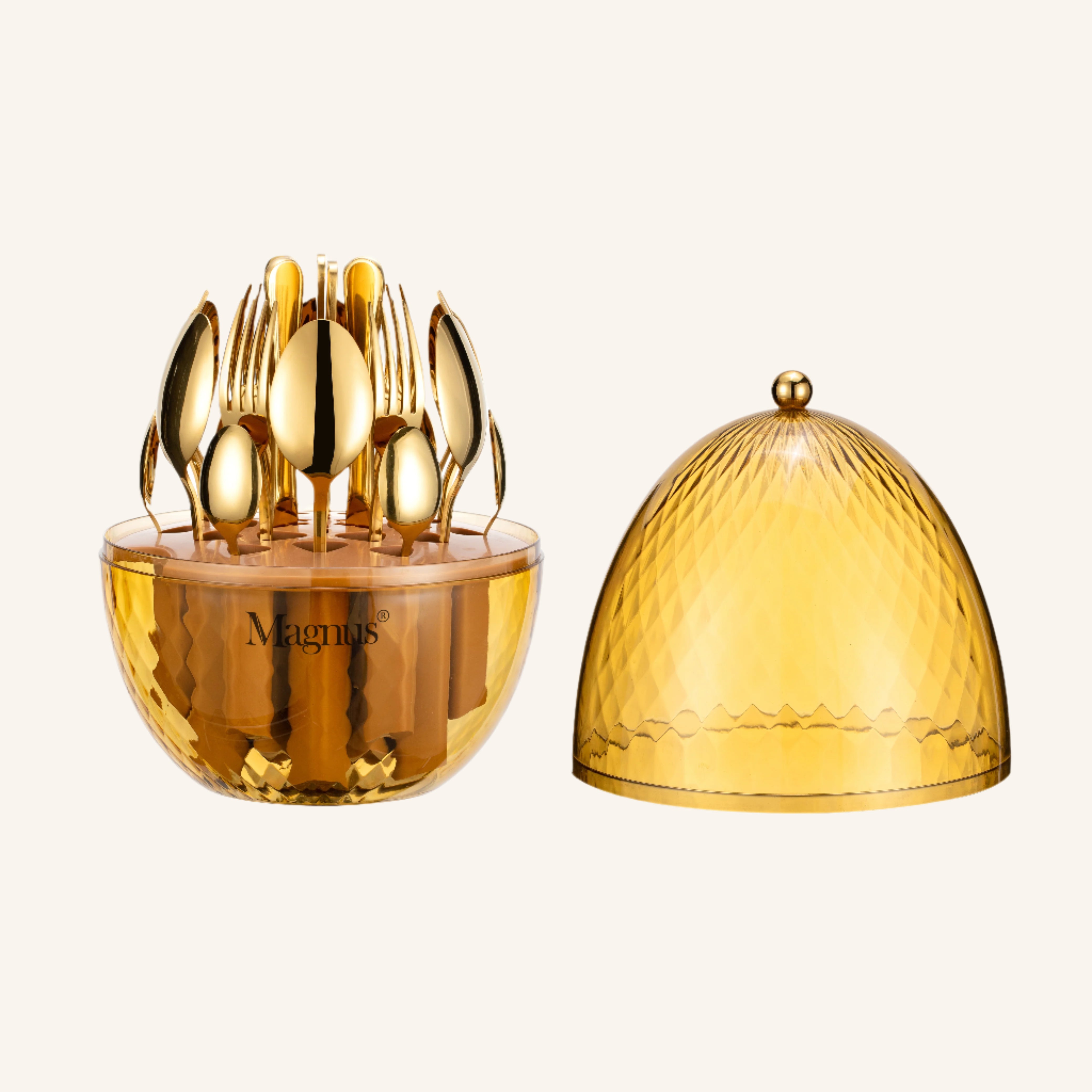 מעמד אחסון לסכו"ם EGG זהב