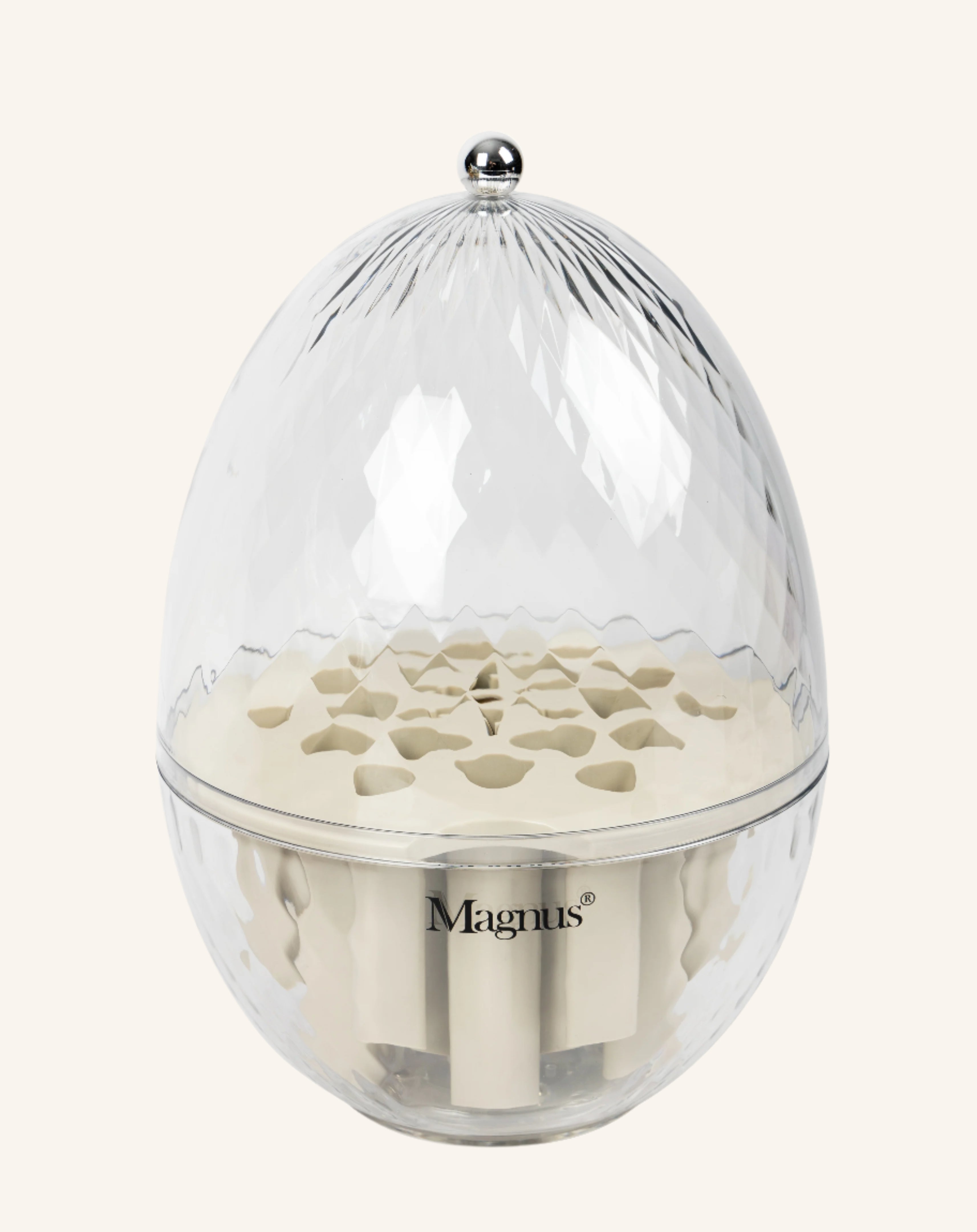 מעמד אחסון לסכו"ם EGG שקוף