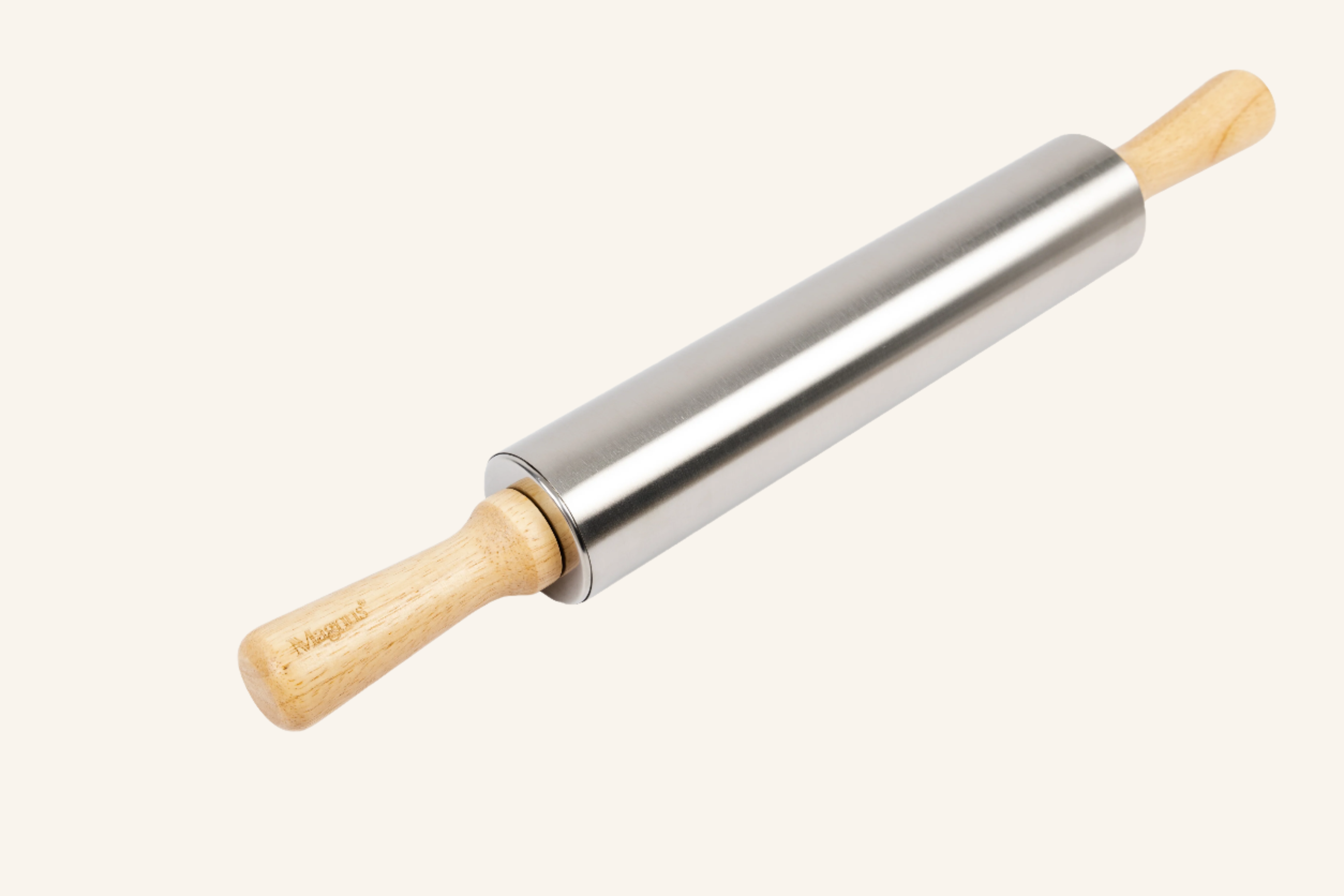 מערוך כסוף ידיות עץ